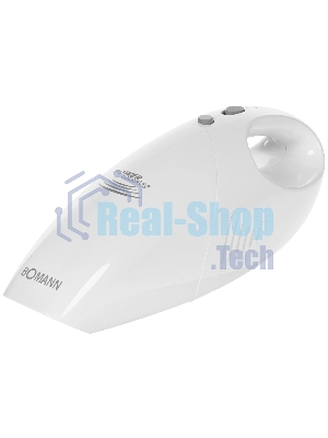 Пылесос ручной Bomann CB-967 белый, 200 Вт, уборка сухая, пылесборник контейнер 1.5 л