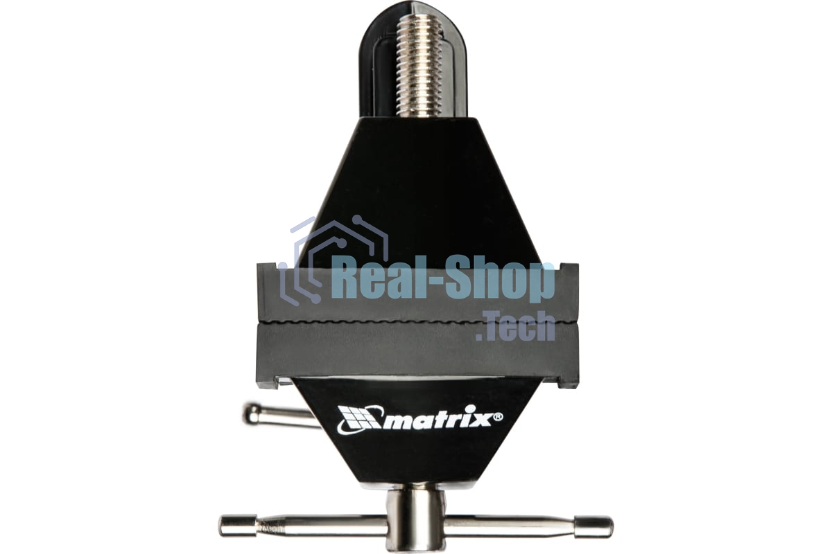 Тиски настольные Matrix многофункциональные, смен.насадка-хомут для дрели, шарнирный механизм