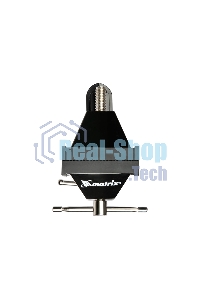 Тиски настольные Matrix многофункциональные, смен.насадка-хомут для дрели, шарнирный механизм