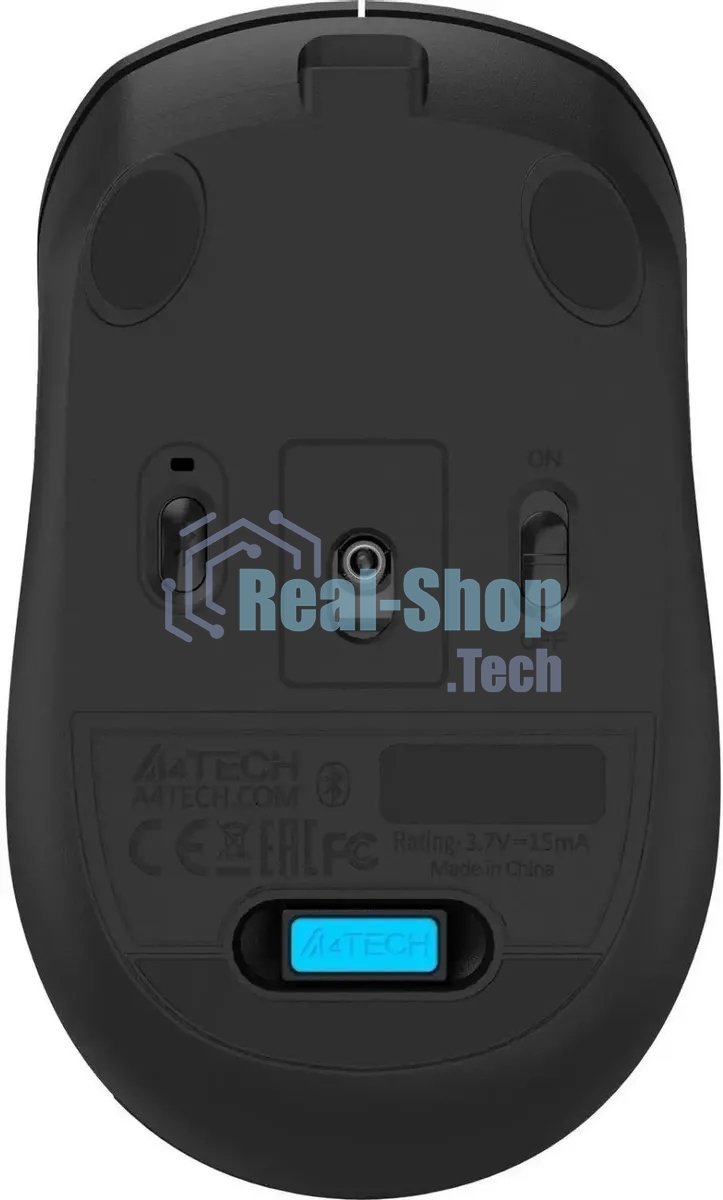 Мышь беспроводная A4Tech Fstyler FG16CS Air2 черный, 2000 dpi, радиоканал, USB, кнопки - 4