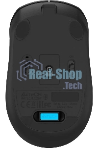 Мышь беспроводная A4Tech Fstyler FG16CS Air2 черный, 2000 dpi, радиоканал, USB, кнопки - 4