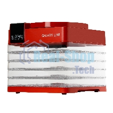 Сушилка для овощей и фруктов Galaxy Line GL 2630, красный, с электронным управлением, 450 Вт