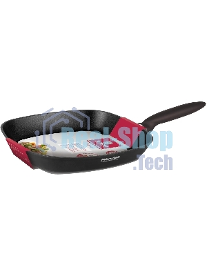 Сковорода-гриль Rondell Tierno RDA-1579, 28 см, без крышки, черный