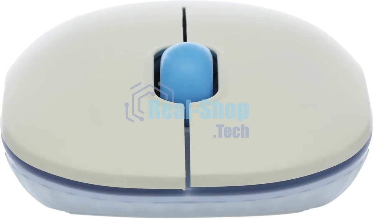 Мышь беспроводная Acer OMR205 белый/голубой, 1200 dpi, радиоканал, USB, кнопки - 3