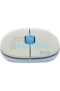 Мышь беспроводная Acer OMR205 белый/голубой, 1200 dpi, радиоканал, USB, кнопки - 3