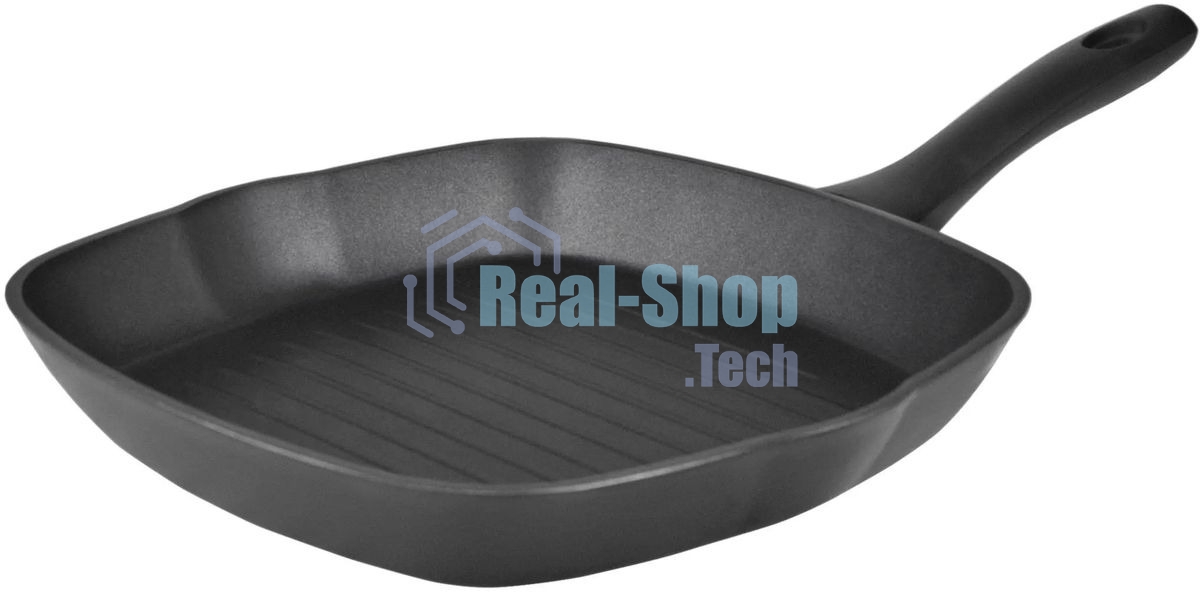 Сковорода-гриль Rondell RDA-762, 28х28 см, без крышки, черный