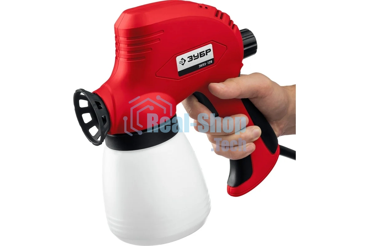 Краскопульт электрический безвоздушный Зубр 120 Вт ЗКПЭ-120
