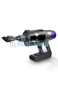 Пылесос вертикальный Centek CT-2572 фиолетовый/черный, питание от аккумулятора, 230 Вт, уборка сухая, пылесборник 1.2 л, работа от АКБ max 90 мин