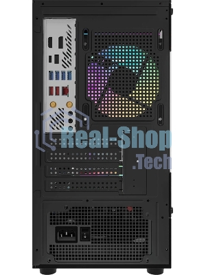 Компьютерный корпус AeroCool/Formula Crystal Z1CM черный без БП mATX 5x120мм 1xUSB3.0 audio bott PSU