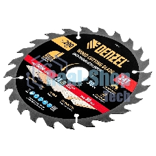 Пильный диск по дереву Denzel ф200 х 30 мм, 24 зубьев 733447