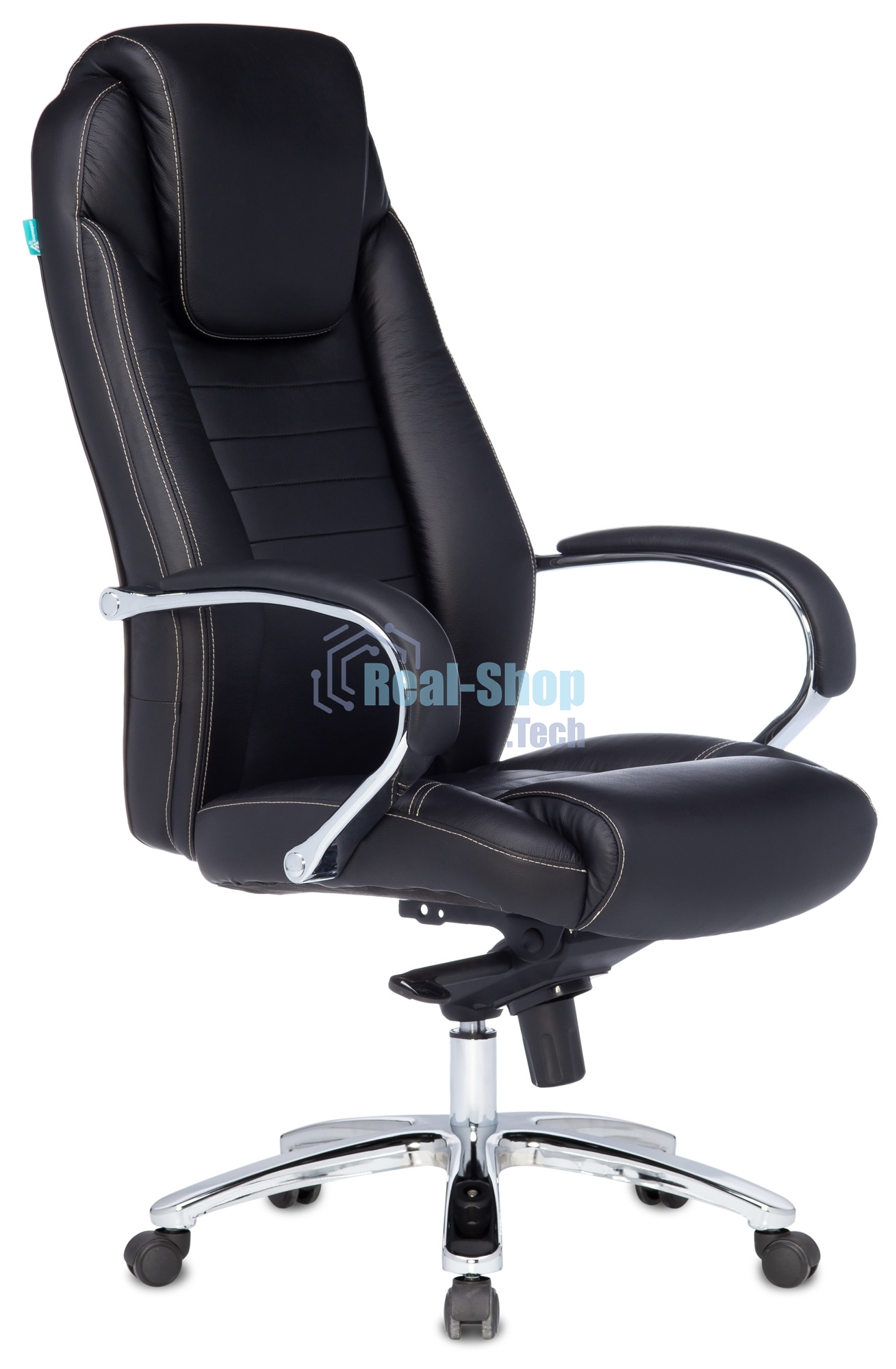 Кресло Бюрократ T-9923SL/BLACK черный, кожа