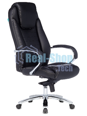 Кресло Бюрократ T-9923SL/BLACK черный, кожа