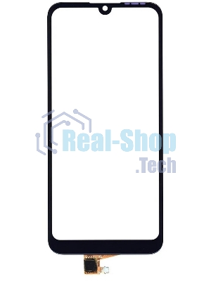 Сенсорное стекло (тачскрин) для Huawei Y6 2019, черное