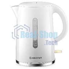 Чайник электрический BRAYER BR6108 1,7 л, 2200 Вт, белый