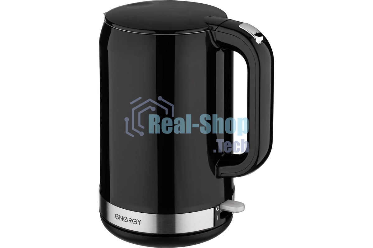 Чайник электрический Energy E-218 1.7л, двойной корпус, черный