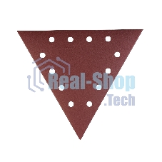 Треугольник шлифовальный PATRIOT на липучке, 285мм, 12 отверстий, Р320, 10 шт