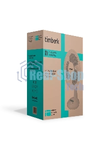Вентилятор настольный Timberk T-DF1201 38Вт скоростей:3 белый