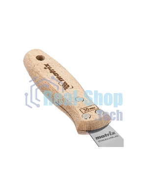 Шпательная лопатка Matrix из нержавеющей стали, 30 мм, буковая рукоятка, EFP 85608