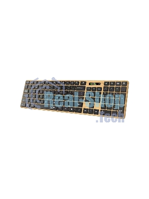 Клавиатура Genius Slimstar 7250BT гибридная, Bluetooth, радиоканал, сосновое дерево/чёрный