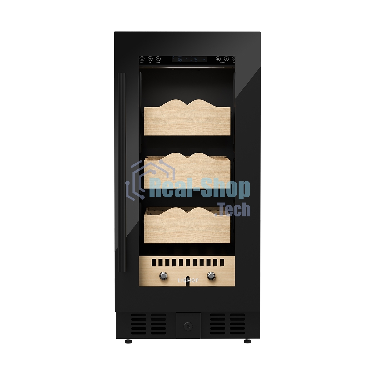 Хьюмидор Libhof BR-300 черный, 85 л, 1 отсек, класс B