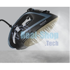 Утюг Tefal FV8R67F1 синий/черный, 3000 Вт, 50 г/мин, 280 г/мин, 270 мл