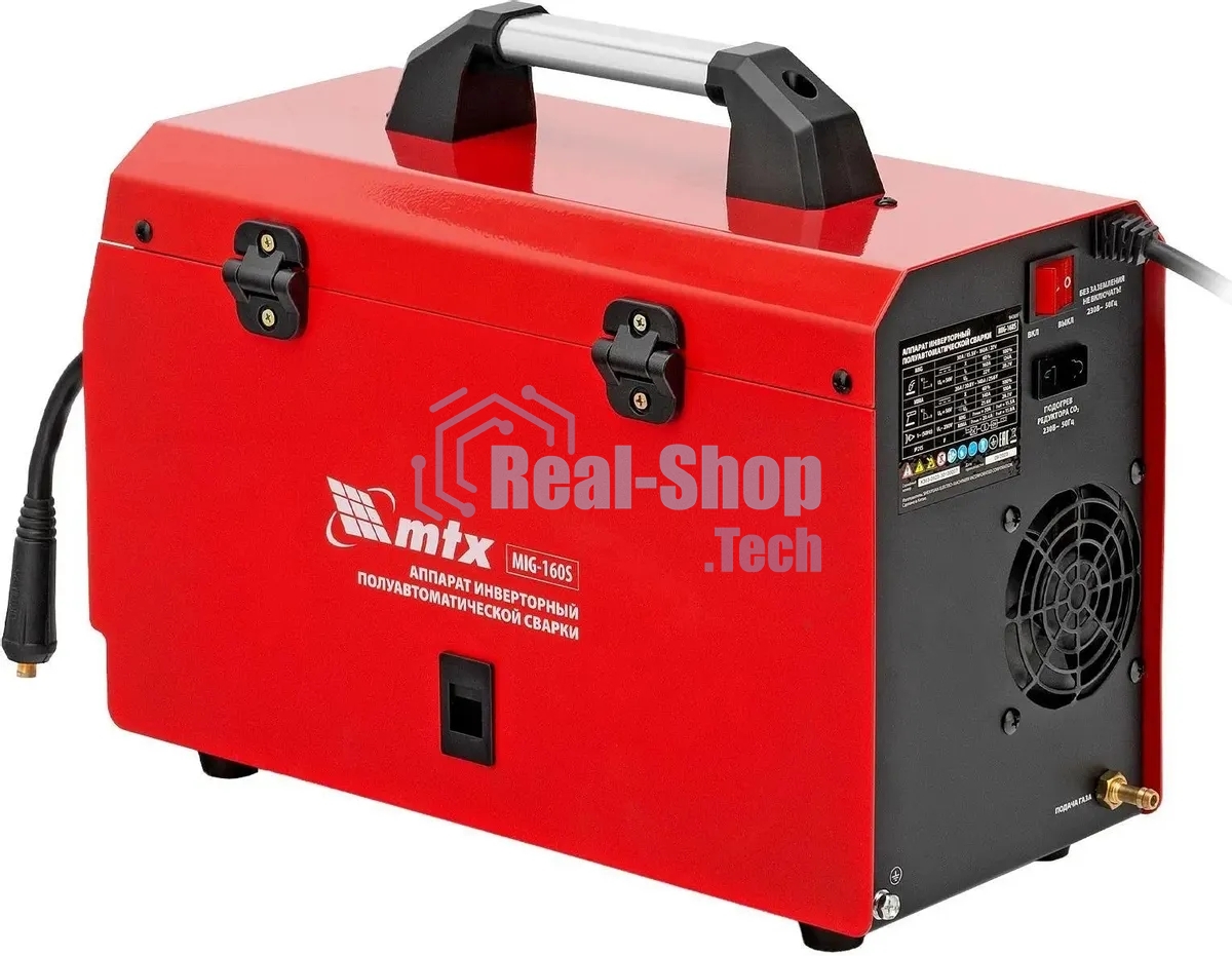 Аппарат инвертор. полуавтомат. cварки MTX MIG-160S, 160A, ПВ 60%, катушка 5 кг