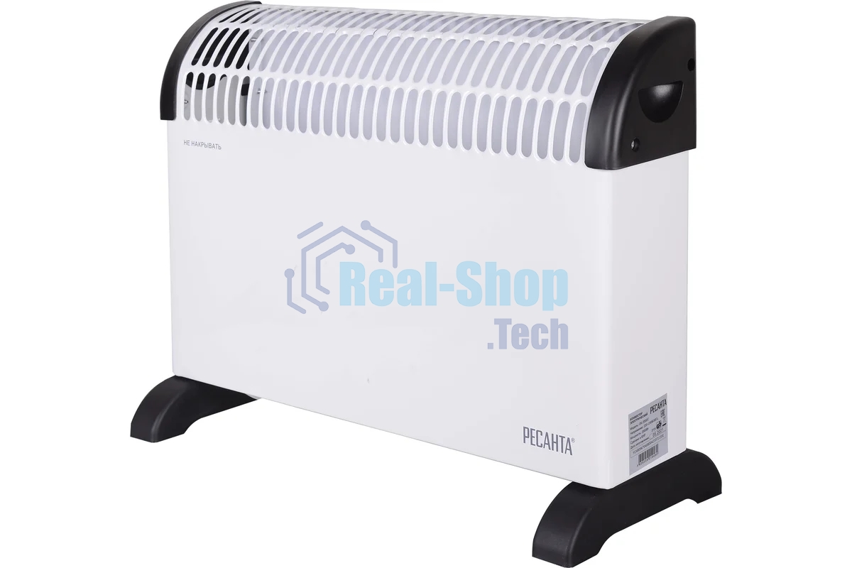 Конвектор Ресанта ОК-2000С белый, 2000 Вт, 25 м2, термостат