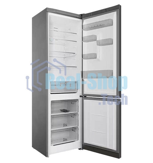 Холодильник Hotpoint HT 7201I DX O3 темная нержавеющая сталь двухкамерный 239/83л морозилка снизу, No Frost