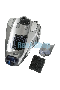 Пылесос JVC JH-VC423 синий/серый, 420/2400 Вт, уборка сухая, пылесборник контейнер, 3 л.