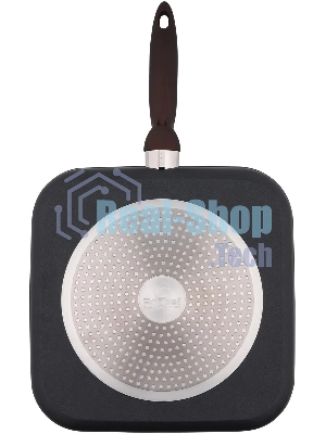 Сковорода-гриль Rondell Tierno RDA-1579, 28 см, без крышки, черный