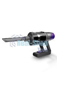 Пылесос вертикальный Centek CT-2572 фиолетовый/черный, питание от аккумулятора, 230 Вт, уборка сухая, пылесборник 1.2 л, работа от АКБ max 90 мин