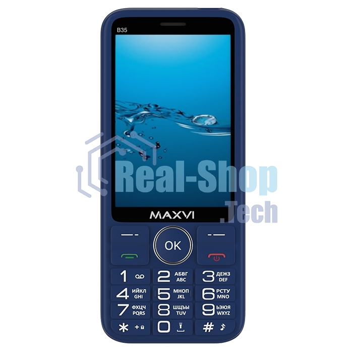 Мобильный телефон Maxvi B35 синий