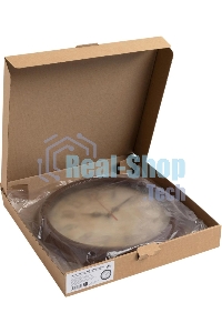 Часы настенные аналоговые Бюрократ WallC-R77P D35см коричневый