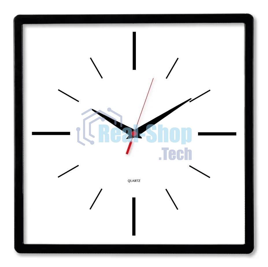 Часы настенные аналоговые Бюрократ WallC-S61P D30 см черный