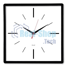 Часы настенные аналоговые Бюрократ WallC-S61P D30 см черный