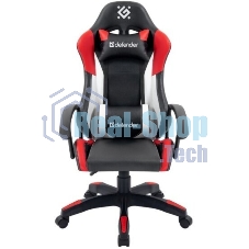 Игровое кресло Defender Crater черный/крас/бел, класс 2, PU 1