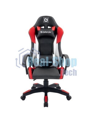 Игровое кресло Defender Crater черный/крас/бел, класс 2, PU 1