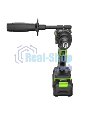 Дрель-шуруповерт аккумуляторная Greenworks GD24DD140 24V, 70/140Нм,Anti-kickback,2х4Ач,ЗУ,кор 3707607CUD