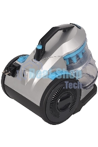 Пылесос Hyundai HYV-C2955 серебристый/синий, 380/2400 Вт, уборка сухая, пылесборник контейнер 3.5 л