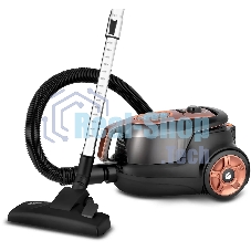 Пылесос Vitek VT-8117(BK) коричневый/черный, 450/2200 Вт, уборка сухая, пылесборник циклонный фильтр, 2,5 л