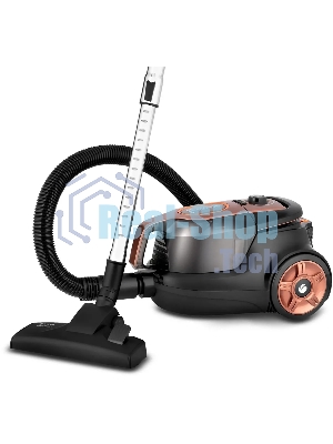 Пылесос Vitek VT-8117(BK) коричневый/черный, 450/2200 Вт, уборка сухая, пылесборник циклонный фильтр, 2,5 л