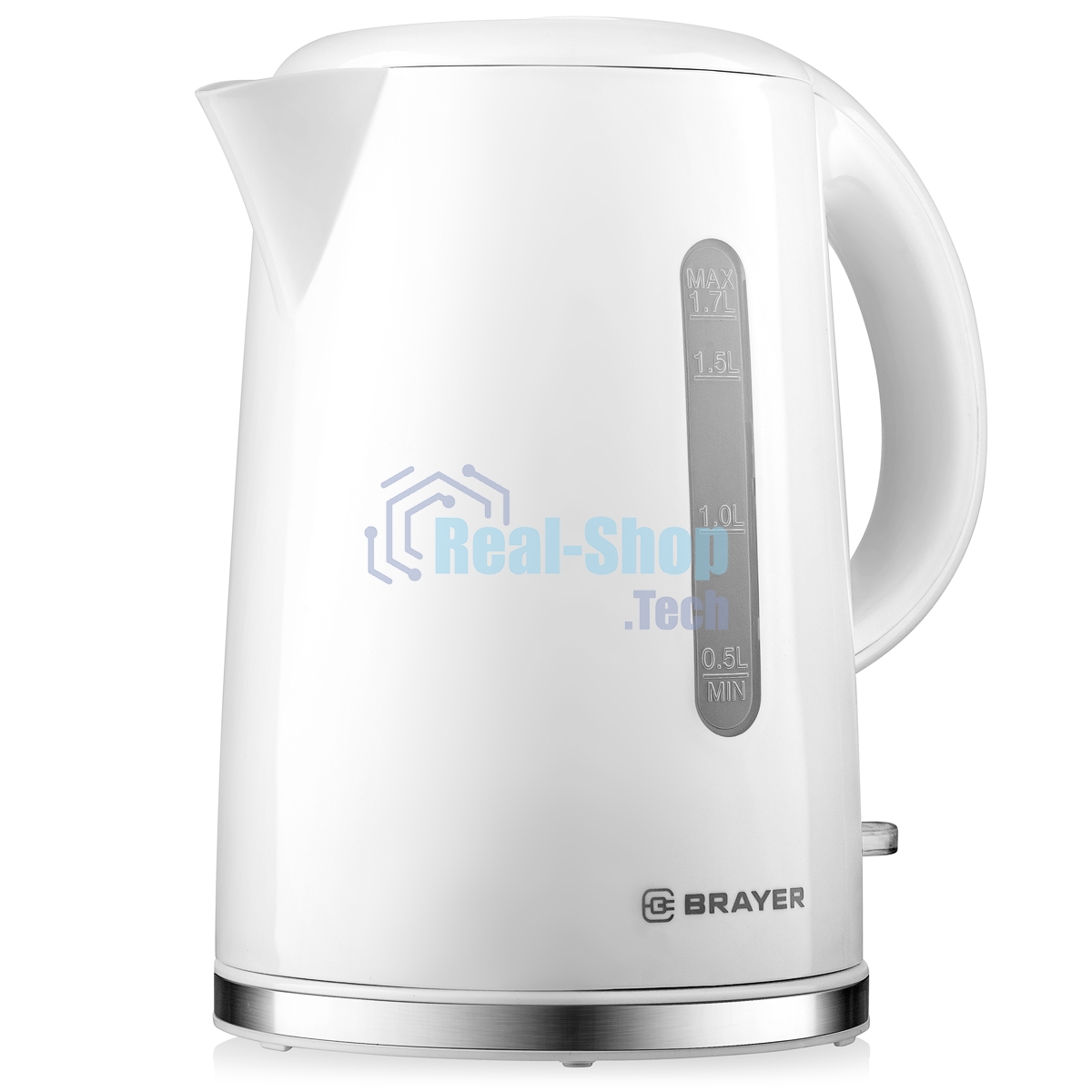 Чайник электрический BRAYER BR6108 1,7 л, 2200 Вт, белый