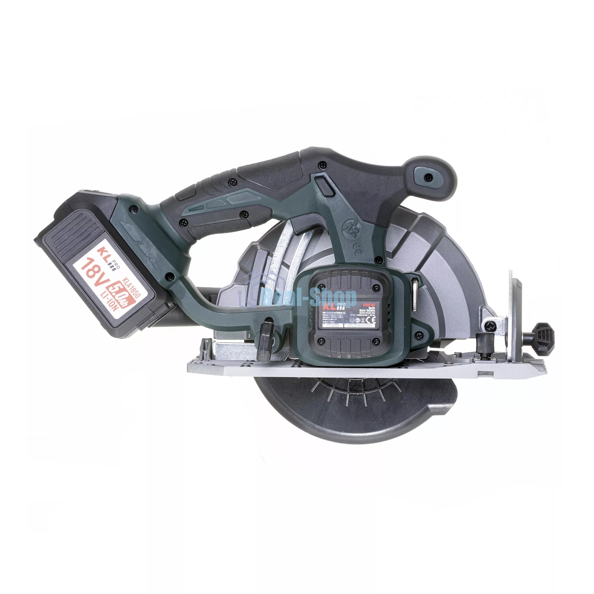 Профессиональная пила циркулярная бесщеточная KLPRO KLDAT18B-50 (18 В/5,0 А·ч)