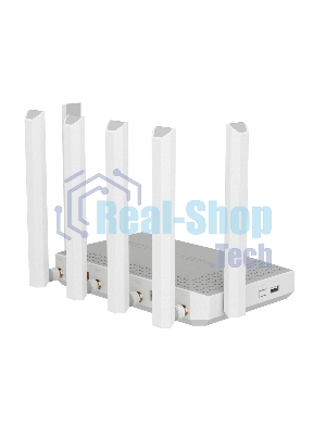 Мультигигабитный интернет-центр Netcraze Hero 5G (NC-4110) с модемом 5G, двумя слотами для SIM-карт, Mesh Wi-Fi 6 AX3000, Smart-коммутатором 1×2.5G и 4×1G, многофункциональными портами USB 3.0 и 2.0