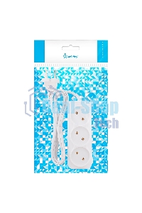 Удлинитель Smartbuy, 3 гнезда 1,5 метра 6А/1,35кВт без заземления ШВВП 2х0,75 (SBE-10-3-1,5-F)