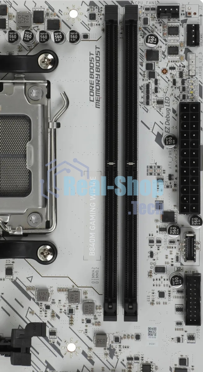 Материнская плата MSI B840M GAMING WIFI6E, AM5, AMD B840, 2xDDR5, 4xSATA, 2xM.2, 1xPCIe 4.0 x16, 1xPCIe 3.0 x4, 1xDP, 1xHDMI, 1x2.5Gb LAN, Wi-Fi 6E, Bluetooth 5.3, 4xUSB-A 5Gbps, 2xUSB-A 2.0, 2x3.5 мм, 7.1, mATX