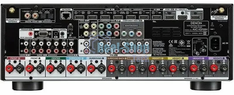 Ресивер AV Denon AVC-X3700H 9.2 черный
