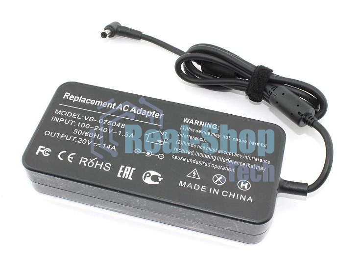 Блок питания (сетевой адаптер) для ноутбуков Asus 20V 14A 6,0*3,7mm 280W, OEM