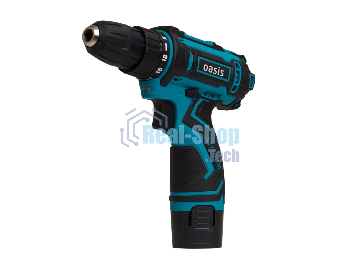 Дрель-шуруповерт аккумуляторная Oasis ASB-12S /J/ 201, Аккумуляторная, 12В, 2 АКБ, Кейс