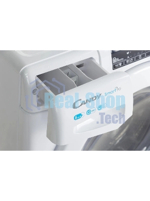 Стиральная машина Candy Smart Pro CSOW4 1364T/2-07 белый, загрузка фронтальная 6 кг, 1300 об/мин., класс: В